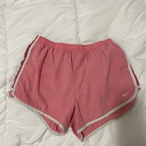 Nike Pink Women's Dri-FIT Tempo Mid-Rise Brief-Lined Running Shorts